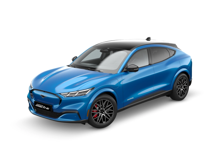 2025 Ford Mustang Mach-E in Velocity Blue