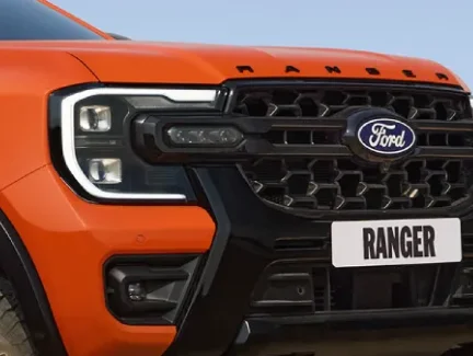 LED headlights with C-Clamp DTRL