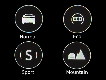 4 Driving Modes