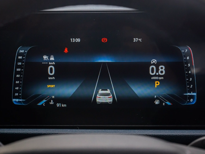 12-inch Digital Dashboard Technology