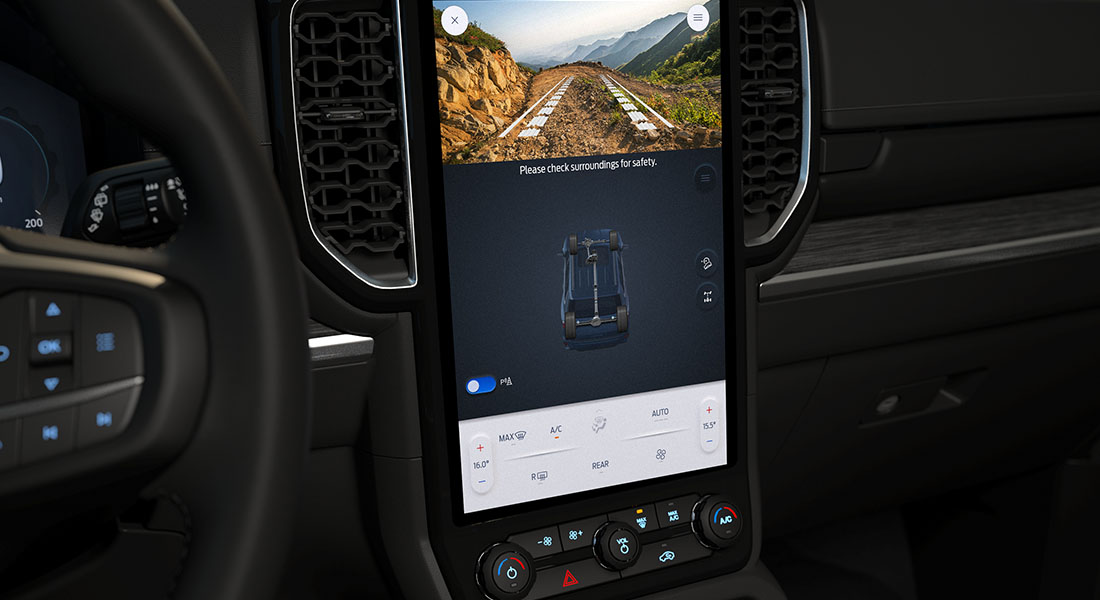 Ford Everest Capability Off Road Screens