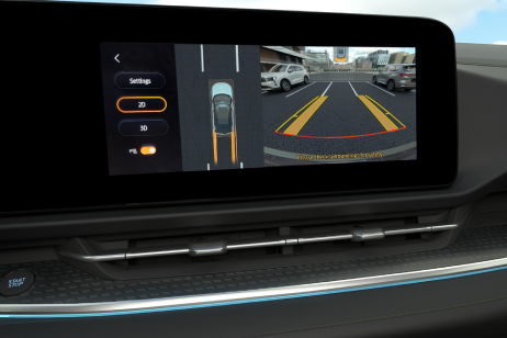 Territory Hybrid parking sensor display