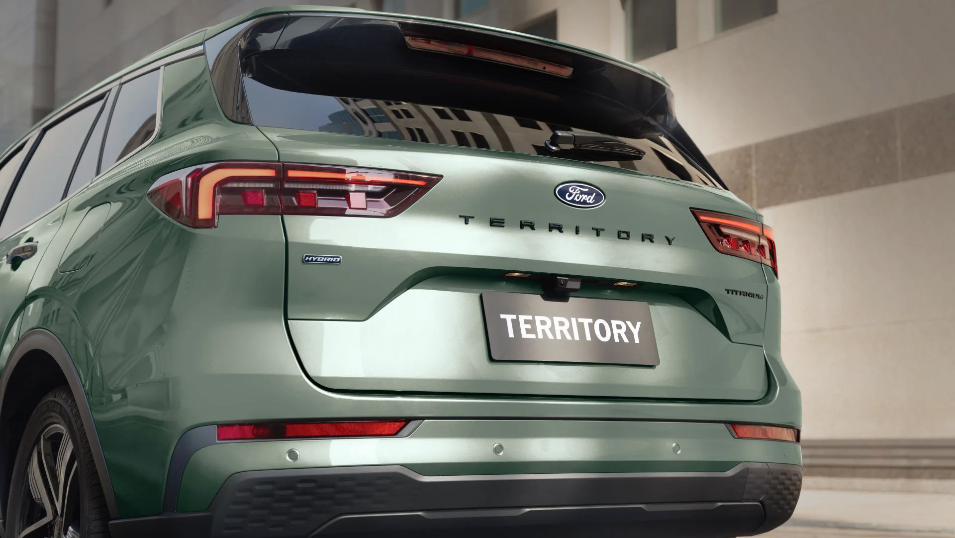 Ford Territory Hybrid back view