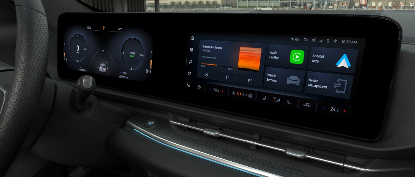 Territory Hybrid interior dashboard