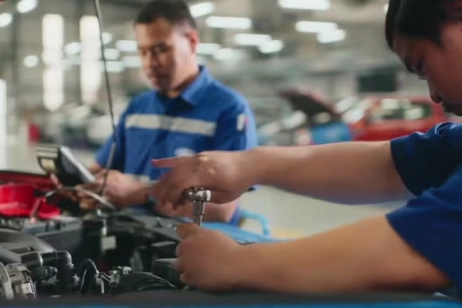 in dealer service on static