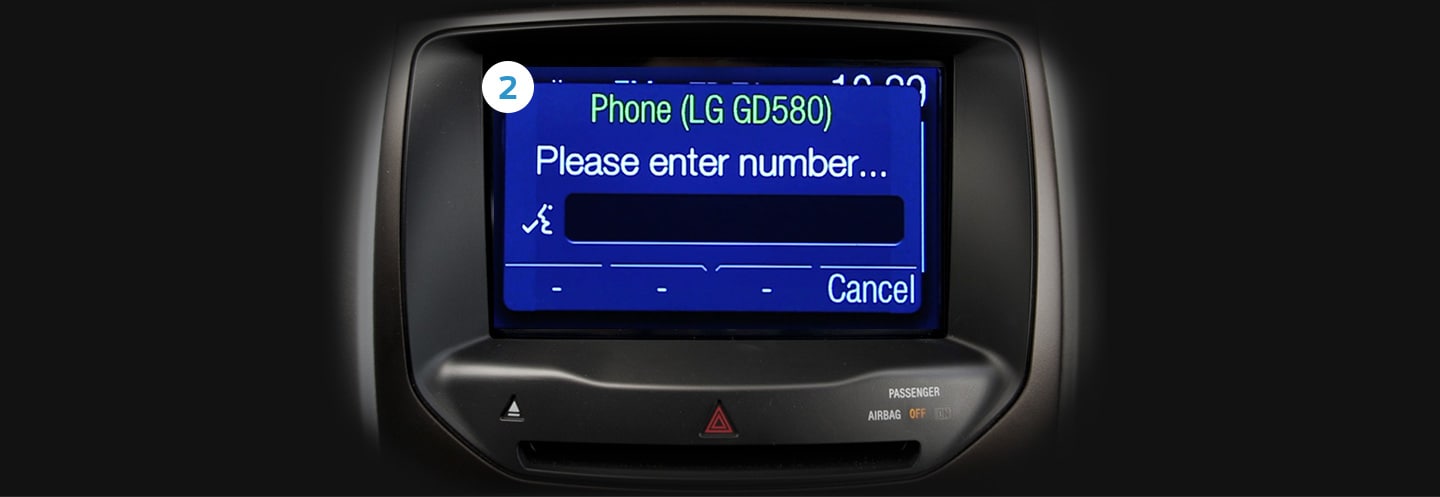 How to dial a number, hands-free