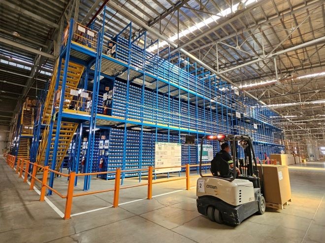 New and bigger parts distribution center
